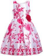 👗 stunning sleeveless pleated princess dresses for girls: emma riley collection logo