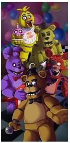 img 1 attached to Five Nights at Freddy's Beach Towel - Ultimate Gear for Fans