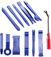 🔧 kitbest trim removal tool: 12pcs auto panel and dash interior trim kit - fastener rivet remover, pry tool, upholstery toolkit logo