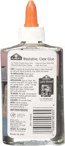 img 1 attached to Elmer's E305 Washable School Glue, 5 oz Bottle, 4 Pack, Transparent