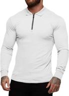 🏃 magift athletic running cycling pullover men's clothing: premium shirts for versatile performance logo