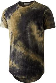 img 4 attached to Tie Dyed Hipster Curve Shirt Large Men's Clothing in T-Shirts & Tanks
