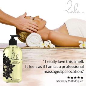 img 2 attached to 🌿 Lulu Relaxing Massage Oil - 16oz - Premium Natural Aromatherapy Essential Oils - USA Made