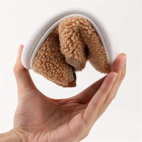 img 3 attached to 👶 Cute Non-Slip Toddler Home Slippers for Boys and Girls