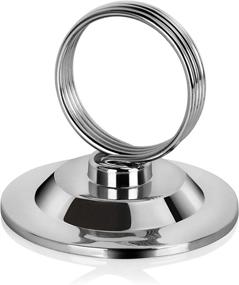 img 3 attached to Enhance Your Dining Experience: New Star Foodservice 23398 Ring-Clip Table Number Holder Set of 12, 1.5-Inch - Perfect for Place Cards, Menus & More!