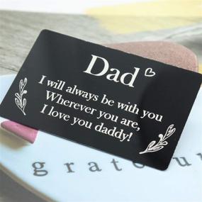 img 1 attached to 👨 Husband's Birthday Wallet Engraved for Daughter