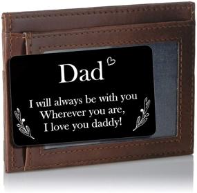 img 3 attached to 👨 Husband's Birthday Wallet Engraved for Daughter