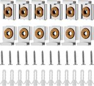 💪 effortless installation: patelai 3 sets (12 pieces) spring loaded mirror hanger clips with mounting tools included logo