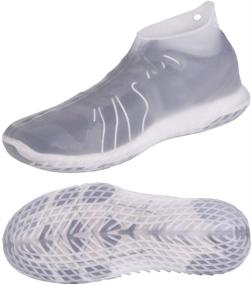 img 4 attached to 🌧️ LEGELITE Reusable Silicone Waterproof Shoe Covers: Protect Your Shoes with No-Slip Silicone Rubber Protectors for Kids, Men, and Women