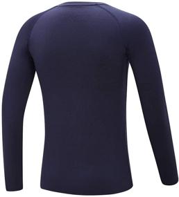 img 2 attached to ⚾️ Devoropa Compression Baselayer Baseball Undershirt for Boys: Ideal Clothing for Sports and Active Wear