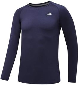 img 4 attached to ⚾️ Devoropa Compression Baselayer Baseball Undershirt for Boys: Ideal Clothing for Sports and Active Wear