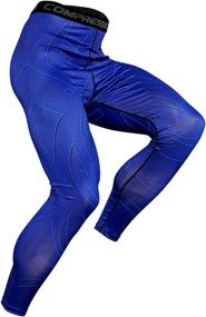 img 1 attached to Gafeng Workout Compression Running Jogger Sports & Fitness