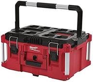 красный кейс для инструментов milwaukee electric tool pack out large tool box 48-22-8425. логотип