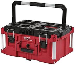 img 1 attached to Red Milwaukee Electric Tool Pack Out Large Tool Box 48-22-8425
