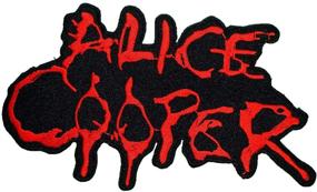 img 2 attached to 🤘 Alice Cooper Rock Band Logo T-Shirts with MA14 Iron-on Patches