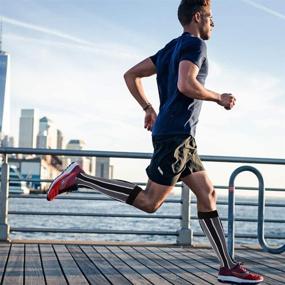 img 1 attached to 🏋️ Men's Active Clothing for Compression, Stamina, Circulation, Recovery: Longwu