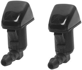 img 1 attached to 🚗 55079049AA CHRYSL- DODGE JEEP Front Windshield Wiper Washer Nozzle Spray Sub Assembly - Durable and Adjustable - Pack of 2 - Direct Replacement