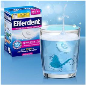 img 1 attached to 🦷 Efferdent Denture Cleanser Tablets - Complete Clean for Retainers and Dental Appliances (102 Tablets)