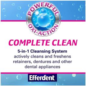 img 3 attached to 🦷 Efferdent Denture Cleanser Tablets - Complete Clean for Retainers and Dental Appliances (102 Tablets)