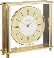 bulova b1700 grand clock brass logo