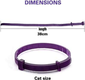 img 1 attached to Waterproof Calming Collar for Dogs and Cats - Adjustable, Reduces Anxiety with 🐾 Natural Pheromone for Lasting Calmness - 3 Pack, Suitable for Small, Medium, and Large Pets