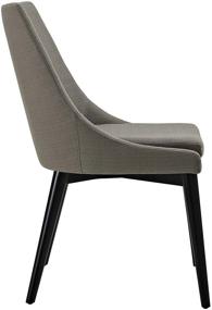 img 3 attached to 🪑 Modway Viscount Granite Upholstered Dining Chair: Mid-Century Modern Elegance for Kitchen & Dining Room