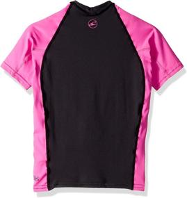 img 3 attached to O'Neill Girls Premium Short Sleeve Rash Guard with UPF 50+ Protection