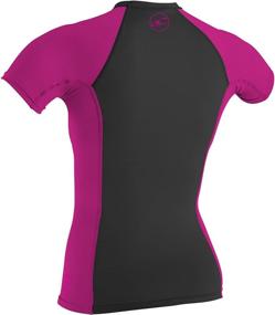 img 2 attached to O'Neill Girls Premium Short Sleeve Rash Guard with UPF 50+ Protection