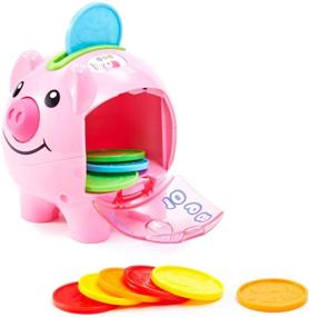 img 1 attached to Fisher-Price Smart Stages Piggy Bank: Laugh, Learn, and Enjoy Playtime while Learning!