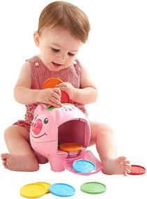 img 3 attached to Fisher-Price Smart Stages Piggy Bank: Laugh, Learn, and Enjoy Playtime while Learning!
