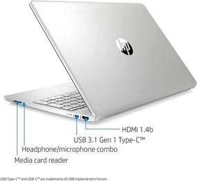img 3 attached to 💻 HP 15.6" HD Intel 10th Gen i3-1005G1 3.4GHz 8GB RAM 256GB SSD Win 10 Laptop - Powerful Performance in a Sleek Package