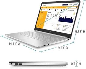img 2 attached to 💻 HP 15.6" HD Intel 10th Gen i3-1005G1 3.4GHz 8GB RAM 256GB SSD Win 10 Laptop - Powerful Performance in a Sleek Package