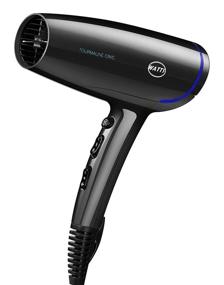 img 3 attached to 🔥 WATTS HD-16 1875W Hair Dryer: Compact Blow Drier with Ceramic Tourmaline Ionic Anti Frizz Technology (Black)