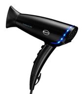 🔥 watts hd-16 1875w hair dryer: compact blow drier with ceramic tourmaline ionic anti frizz technology (black) logo