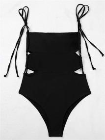 img 3 attached to 👙 SOLY HUX Women's Swimwear - Stylish Bathing Suit for Women