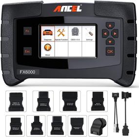 img 4 attached to 🔍 ANCEL FX6000 Code Scanner: All System OBD2 Diagnostic Scan Tool with 11 Connectors for Check Engine, ABS, SRS, Transmission, DPF, TPMS, EPB, IMMO - ECU Programming & Coding Included