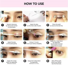 img 3 attached to Clione Prime Lash Lift Kit - Professional 97 Pc Eyebrow Lamination & Eyelash Perm Kit for Home Use, Made in Korea