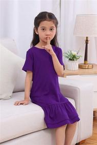img 1 attached to GORLYA Toddler Casual Ruffle GOR1079 Girls' Clothing in Dresses