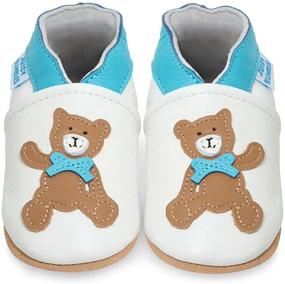 img 4 attached to Comfy and Adorable Soft Sole Baby Boy Shoes: Boys' Slippers for Maximum Comfort