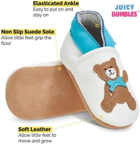 img 2 attached to Comfy and Adorable Soft Sole Baby Boy Shoes: Boys' Slippers for Maximum Comfort