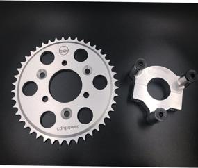 img 3 attached to 🔧 1.5" Rear Hub Adapter and 44T Sprocket Kit for 2 Stroke Engine