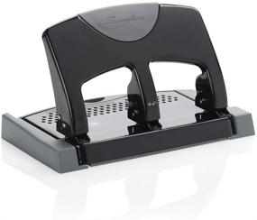 img 4 attached to Сверлильная машина Swingline SmartTouch 3 отверстий: эффективное пробивание 45 листов, малое усилие, для офиса и организации на столе дома.