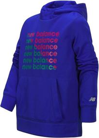 img 2 attached to 💃 New Balance Graphic Hoodie: Vibrant Carnival Girls' Clothing for Active Adventurers