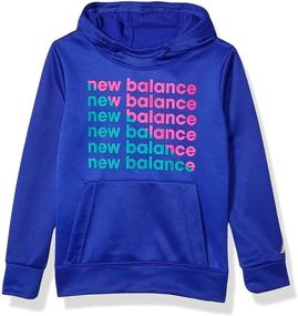 img 4 attached to 💃 New Balance Graphic Hoodie: Vibrant Carnival Girls' Clothing for Active Adventurers