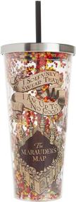 img 3 attached to 🔮 Spoontiques Harry Potter Tumbler Review: Solemnly Swear Glitter Cup with Straw, 20 oz, Multicolored Acrylic!