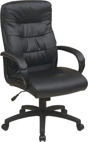 img 3 attached to Office Star Padded Leather Executive