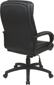img 2 attached to Office Star Padded Leather Executive