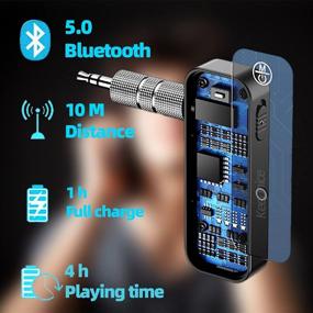 img 3 attached to Беспроводной передатчик Bluetooth для потоковой передачи звука в наушниках