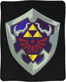 img 2 attached to Bioworld Nintendo Zelda Shield Throw Blanket - 48x60