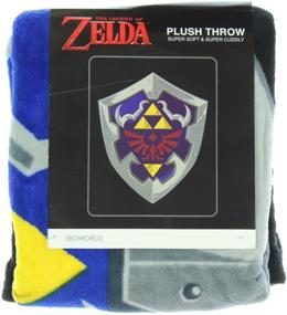 img 3 attached to Bioworld Nintendo Zelda Shield Throw Blanket - 48x60